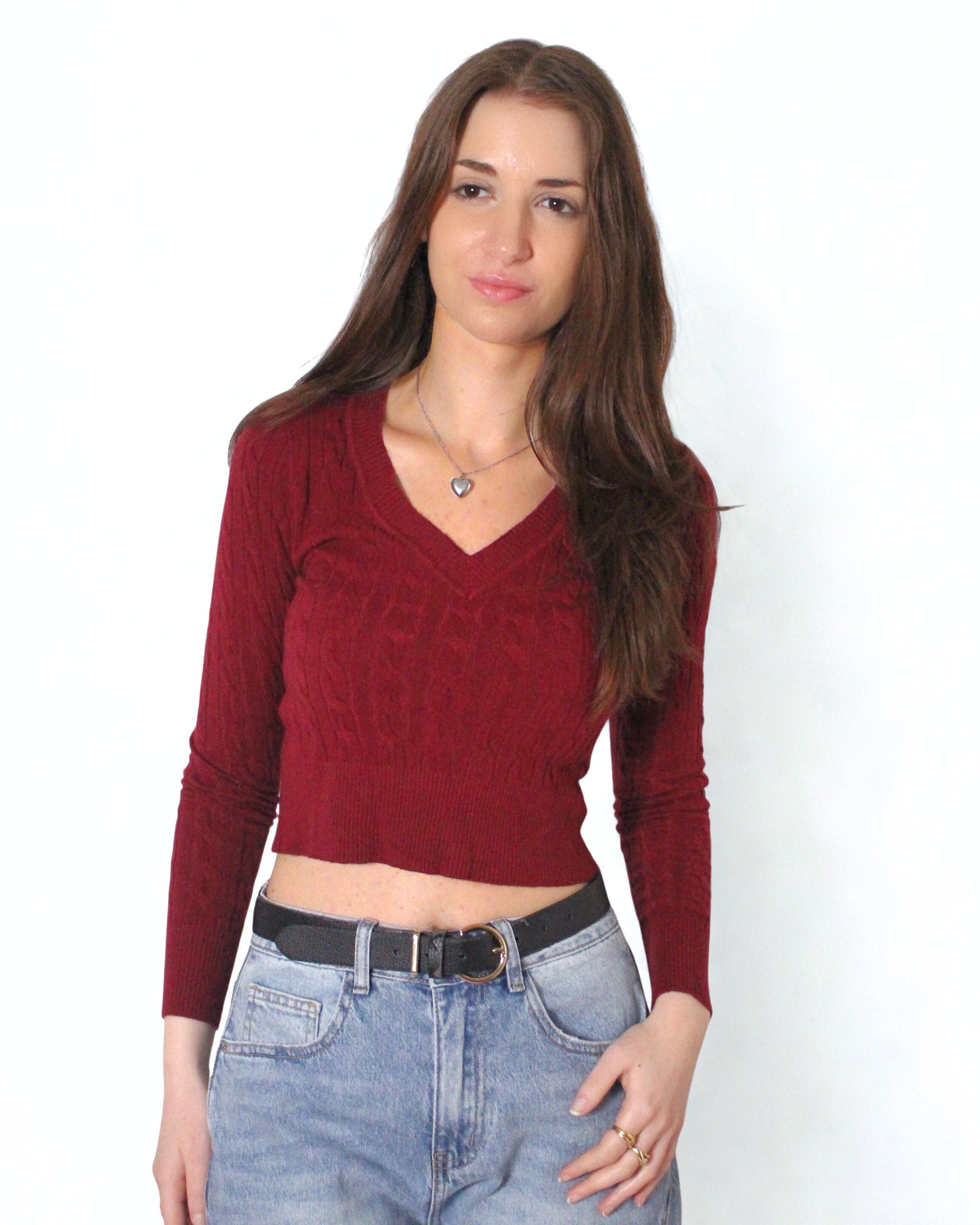 Maglioncino a trecce